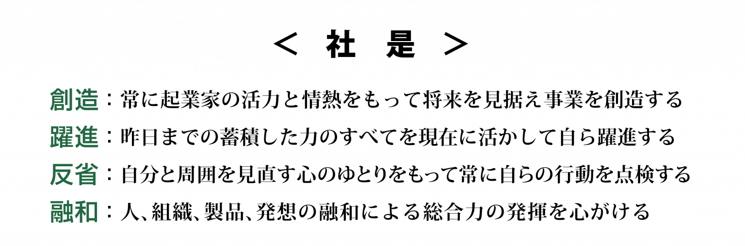 会社理念・社是 | ジャパンファーム公式サイト